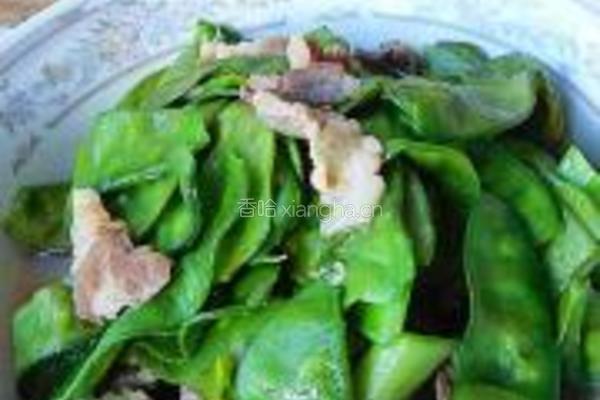 五花肉烧扁豆的做法图解10