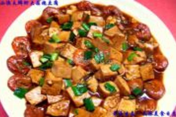 鲜虾大蒜烧豆腐的做法图解15