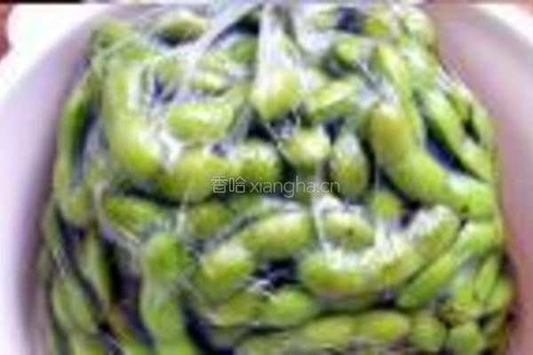 香糟毛豆菊花肫的做法图解7