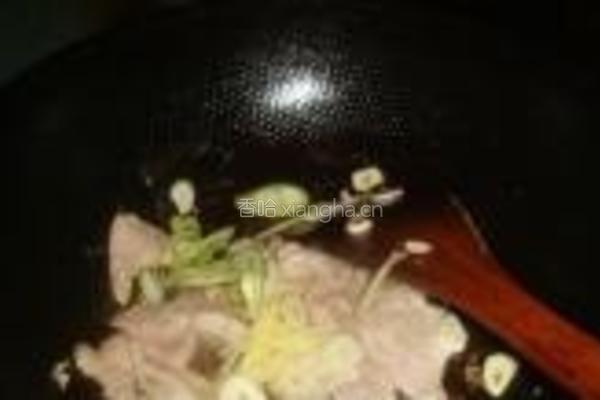 菠萝白菜炒肉的做法图解7