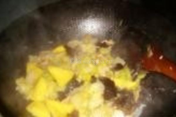 菠萝白菜炒肉的做法图解13