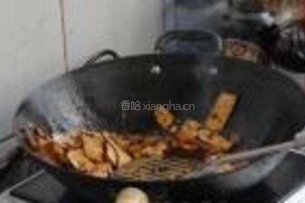 豆腐干炒回锅肉的做法图解7