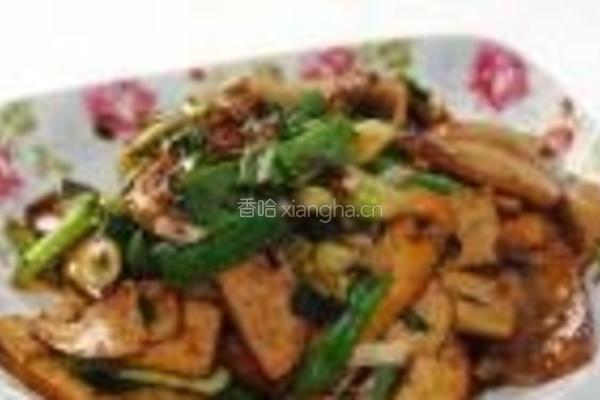 豆腐干炒回锅肉的做法图解9