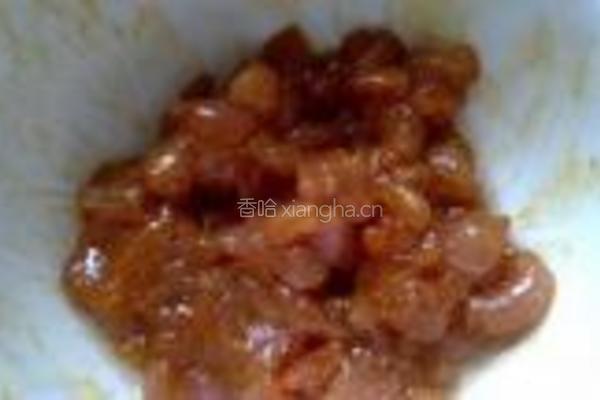 肉末香干炒毛豆的做法图解2
