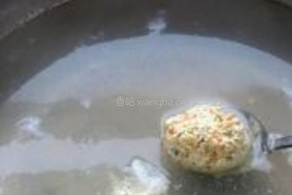 蔬菜香菇鸡肉丸的做法图解3