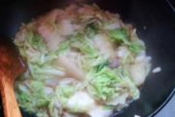醋溜手撕白菜的做法图解6