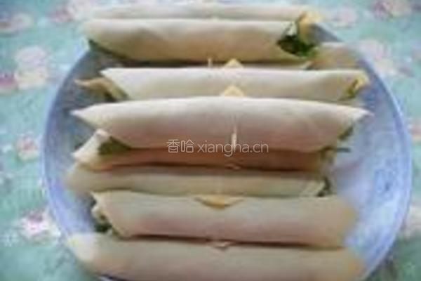 蔬菜豆皮卷的做法图解5