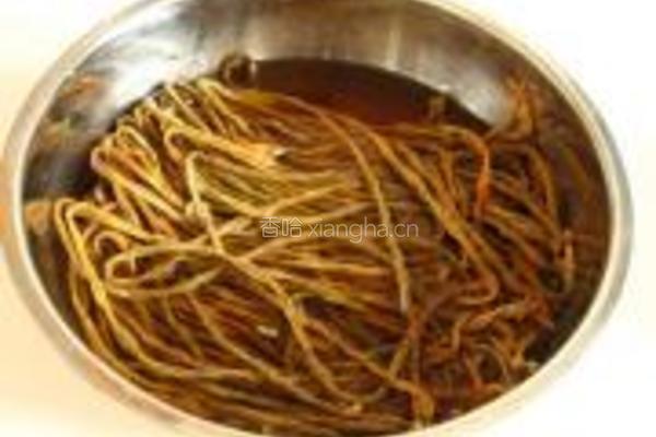 干豆角炖板鸭的做法图解1