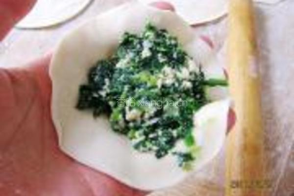 菠菜豆腐煎饺的做法图解6