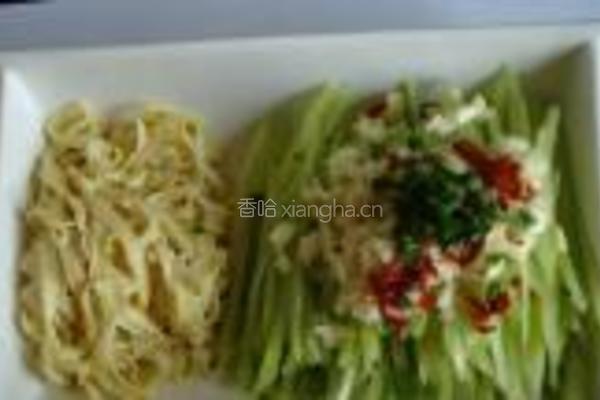 凉拌莴苣百叶丝的做法图解4
