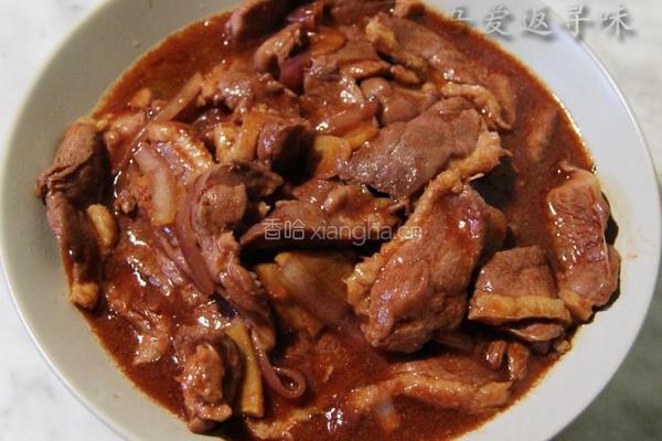 海鲜酱炒鸭肉