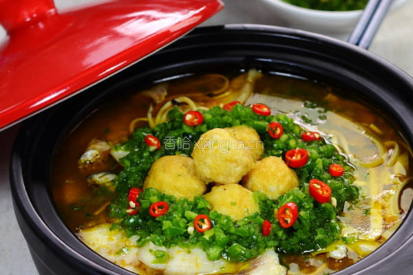 金汤豆腐鱼煲