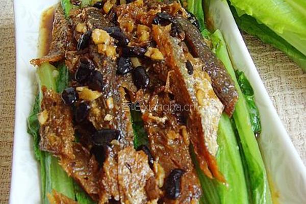 豆豉鲮鱼油麦菜