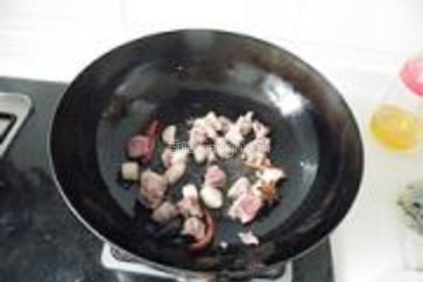米豆皮炖肉的做法图解6