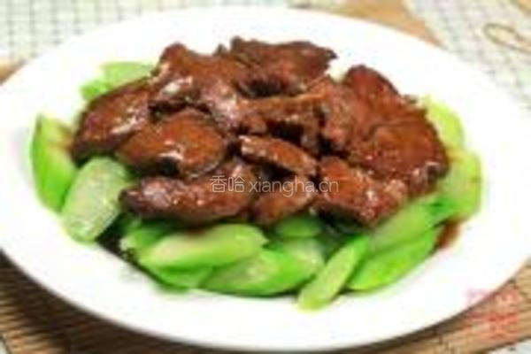 西冷牛肉扒芥蓝的做法图解10