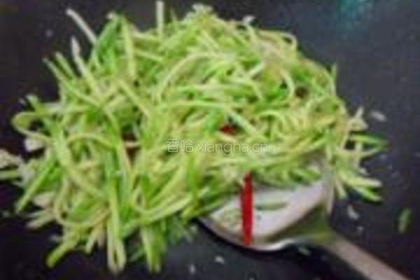 清炒笋瓜的做法图解5