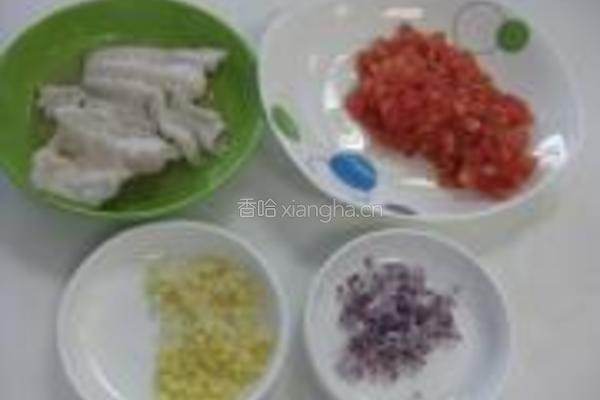 番茄鱼茸汤的做法图解1
