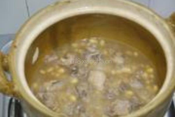 黄豆排骨焖苦瓜的做法图解2