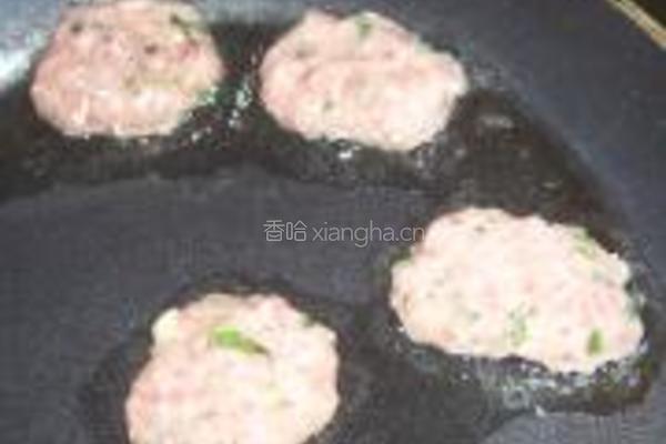 煎羊肉丸子的做法图解2