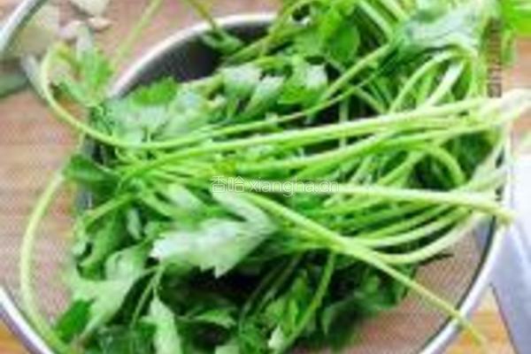 小芹菜鲜肉烧麦的做法图解1