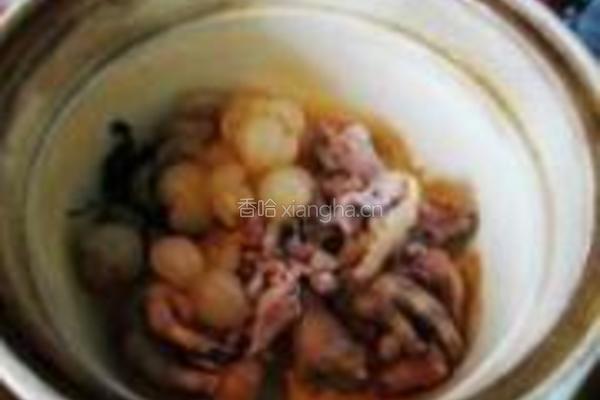 鸡爪瘦肉水果人参汤的做法图解4