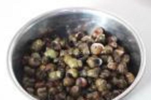 酱爆螺蛳的做法图解1