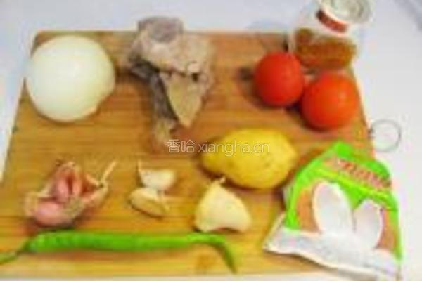 咖喱牛肉的做法图解1