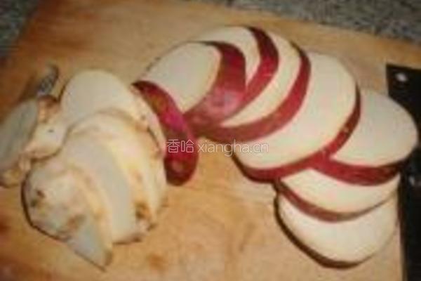 香煎白薯饼的做法图解1
