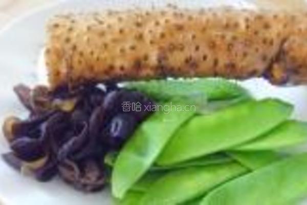 荷兰豆木耳炒山药的做法图解1