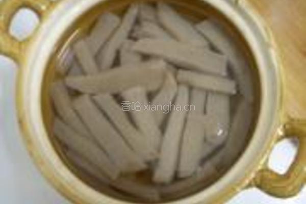 香辣魔芋烧鸭的做法图解2