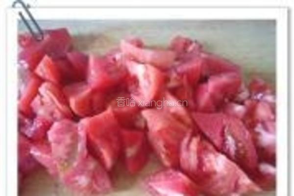 西红柿打卤面的做法图解2