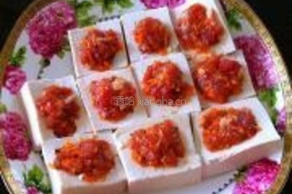 煎酿豆腐的做法图解3