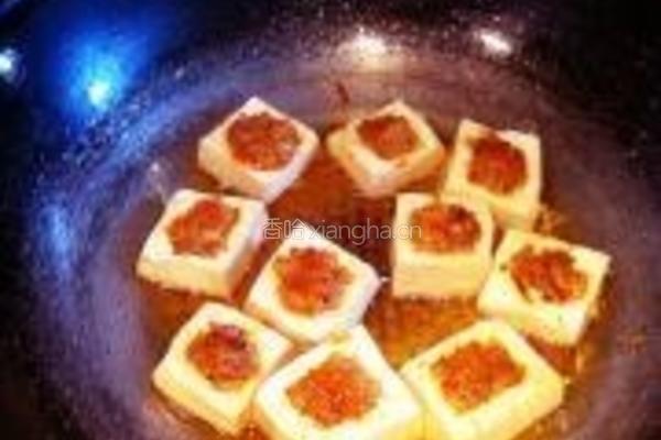煎酿豆腐的做法图解7