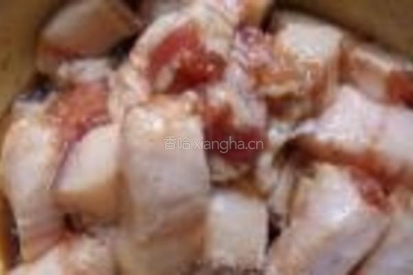 芋儿烧肉的做法图解4