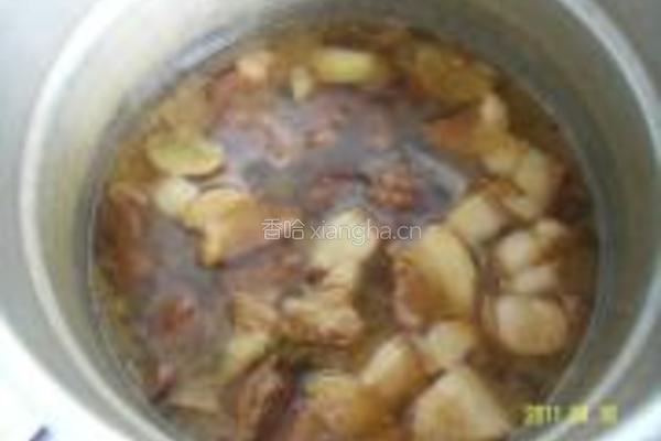 土豆块烧肉的做法图解10