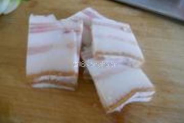 蕨菜炒腊肉的做法图解4