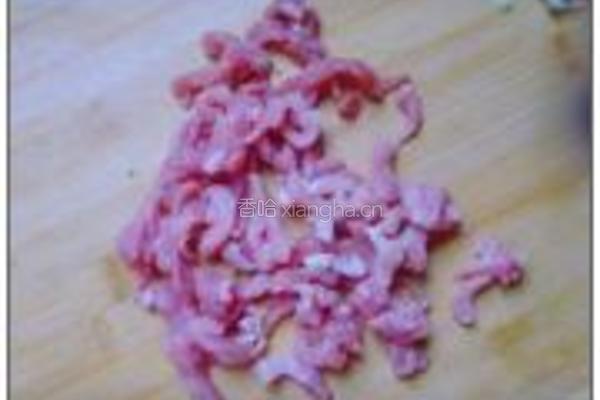 肉炒黄豆芽的做法图解2