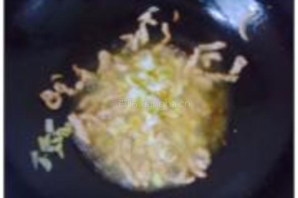 肉炒黄豆芽的做法图解6