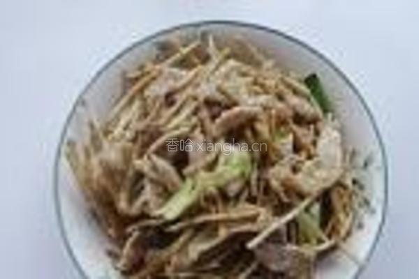 鱼腥草炒肉丝的做法图解9