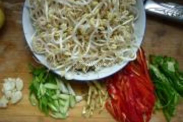彩椒绿豆芽的做法图解2