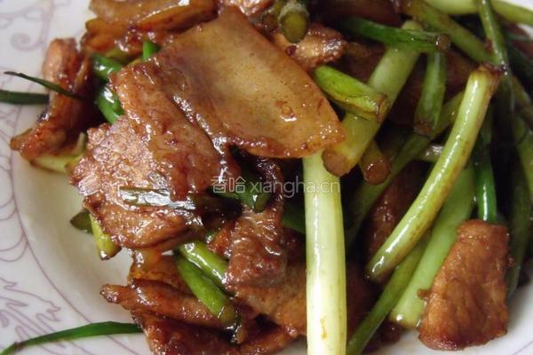 蒜苗小炒肉