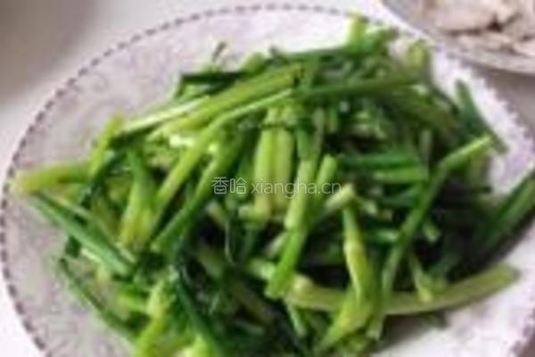 蒜苗小炒肉的做法图解3