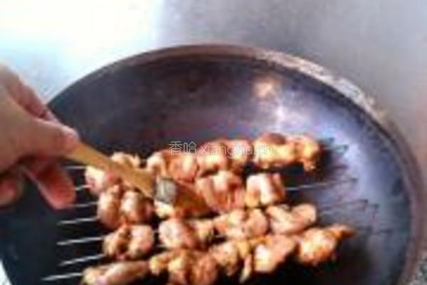 铁锅烤鸡心的做法图解7