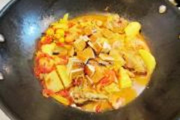咖喱山药豆干鸡的做法图解19