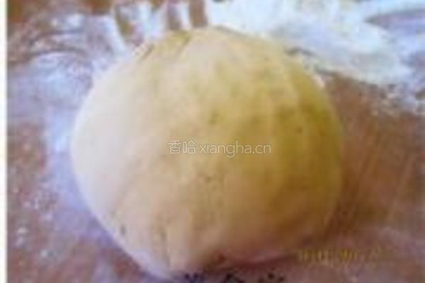 红豆沙番薯饼的做法图解2