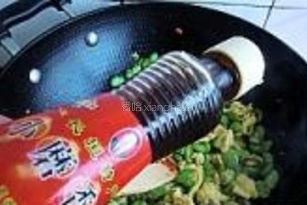 剁椒蚕豆炒鸡蛋的做法图解8