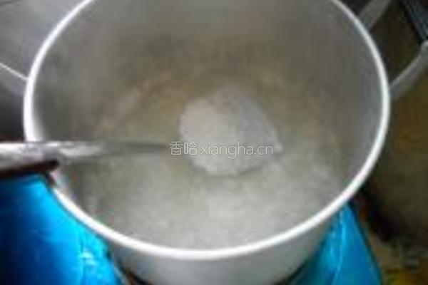 蜜豆冰蔬果糯米粥的做法图解8
