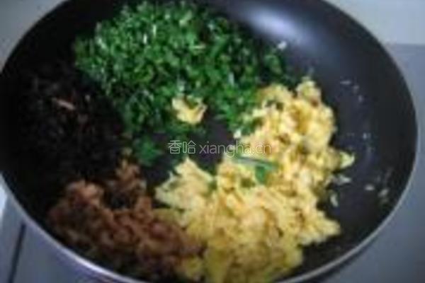 韭菜鸡蛋馅饼的做法图解5