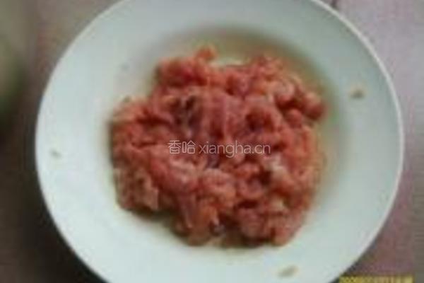 川味肉沫茄子的做法图解1