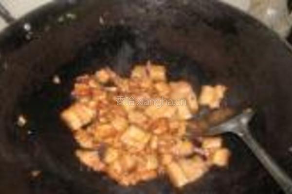 榨菜辣椒炒肉的做法图解4